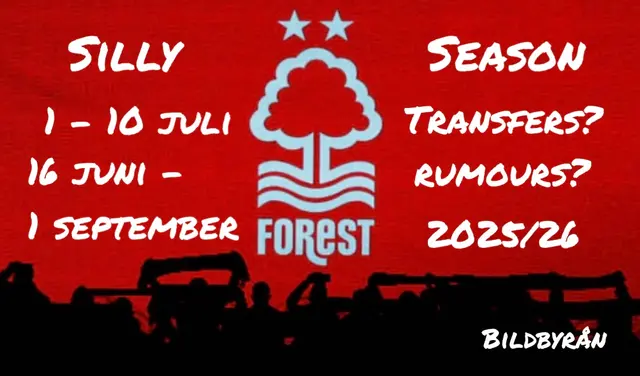 Nottingham Forest Silly Season 2025/26 uppdaterad 5/6