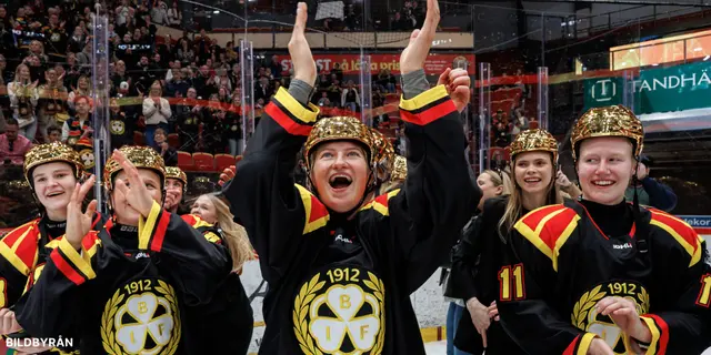 Historiskt SM-guld till Brynäs damer – krossade Frölunda