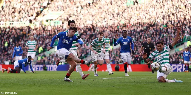 Vinst för Rangers i årets första Old Firm