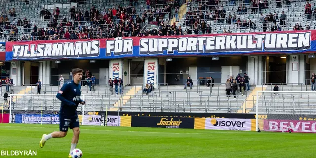 Bildextra: ”Fansen i gemensam protest på Gamla Ullevi”