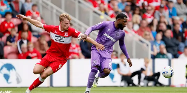 Middlesbrough- Sheffield United 1-0