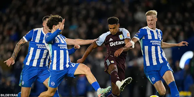 Aston Villas galna vändning i Brighton – från 0–2 till 4–3!