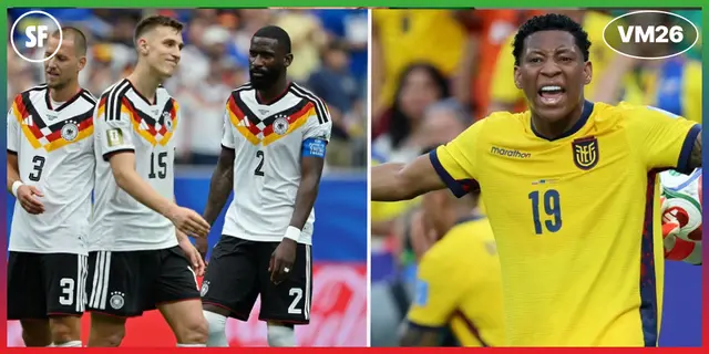 JUST NU: Så startar Tyskland och Ecuador
