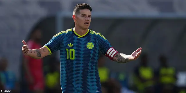 James Rodríguez tackar för sig i Colombias landslag
