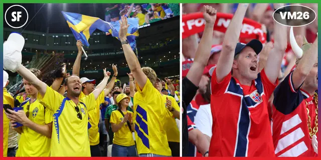 TV: Vilka går längst i VM, Sverige eller Norge?
