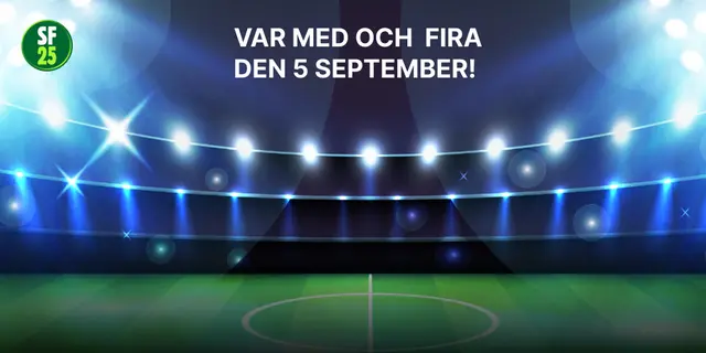 SvenskaFans fyller 25 år – fira med oss