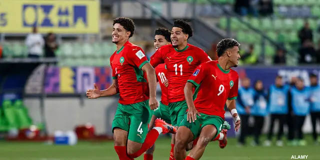 Stornationen Marocko.  De unga lejonen skriver historia- U20 Världsmästare!!!
