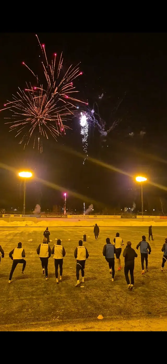 Första träningen 2026