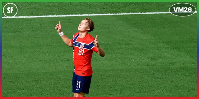 Just nu: 1-1 i halvtid - drömmål av Norge och Bellingham visar klass