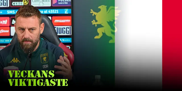 VV Italien: Juric sparkad och De Rossi tillbaka på bänken