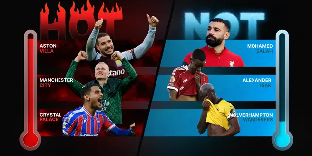 Hot! / Not! - Veckans lista om den engelska fotbollen