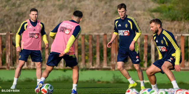 Sveriges första träning - bara några få var med