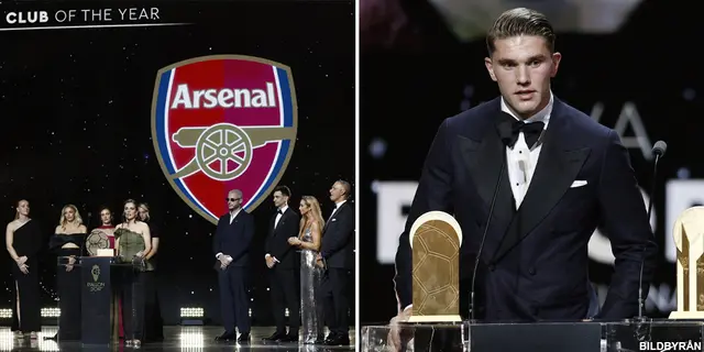 Arsenal prisade på Ballon d’Or