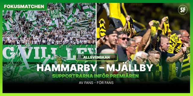 Fokusmatchen Hammarby – Mjällby: “Allsvenskans två bästa lag som möts”