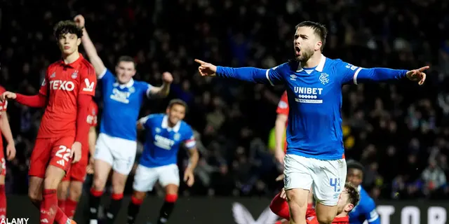 Komfortabel Rangers-seger mot Aberdeen