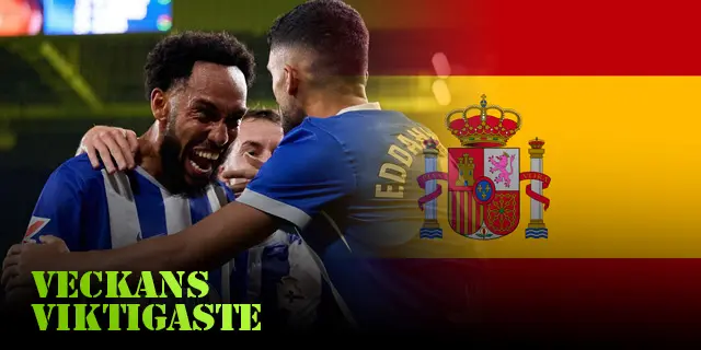 VV Spanien: Aubameyang lever!