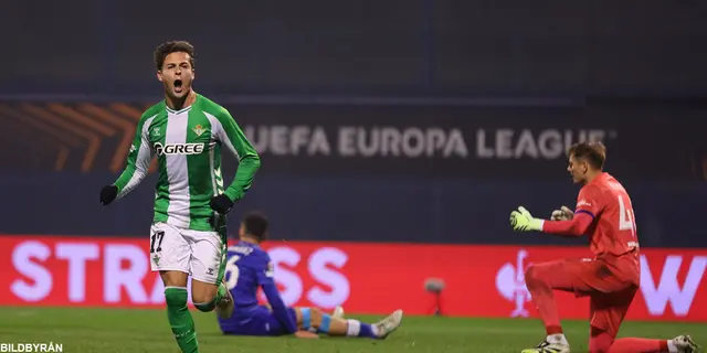 Europa League: Dinamo 1-3 Betis: besvikelse och försäljning av rykte