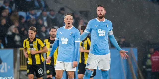 5 snabba Malmö FF - Hammarby 1-3: Totalt överkörda i första