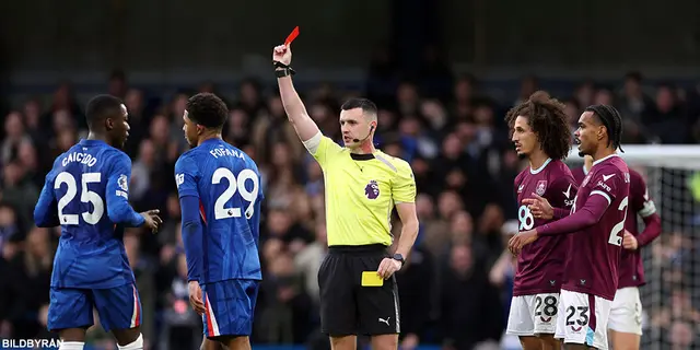 Chelsea tappade poäng efter dum utvisning