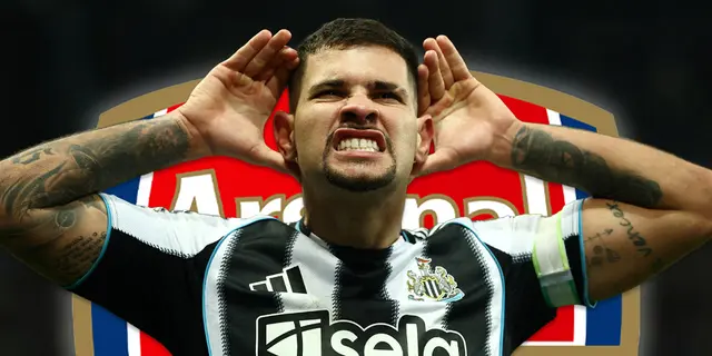 Bruno Guimarães klar för Arsenal