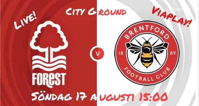 Inför Nottingham Forest FC - Brentford FC