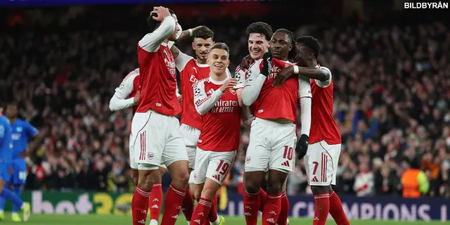 Arsenal vidare till kvartsfinal i Champions League