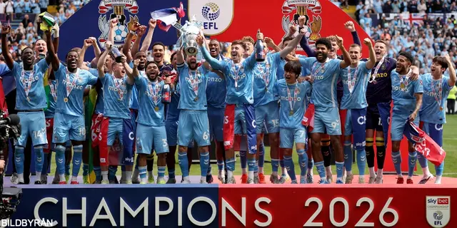 Bildextra: Coventrys firande av segern i The Championship