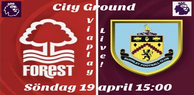 Inför: Nottingham Forest - Burnley