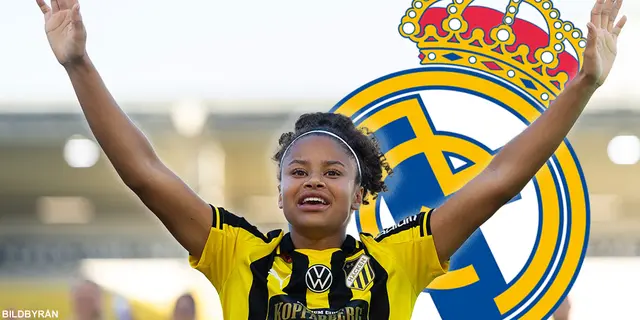 Felicia Schröder målskytt när Real Madrid vann