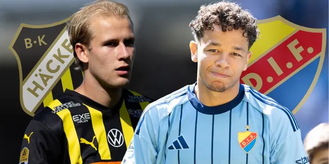 Inför BK Häcken - Djurgårdens IF