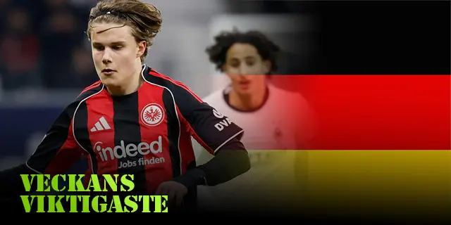 VV Tyskland: Love Arrhov debuterade för Eintracht Frankfurt