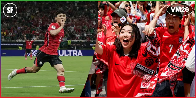 Sydkorea-Tjeckien 2-1 - Stark vändning