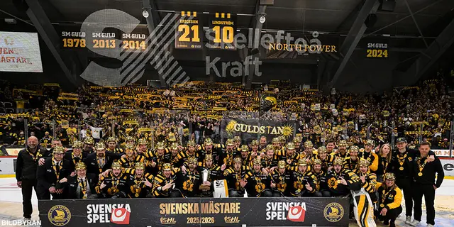 Guldet är klart – Skellefteå AIK svenska mästare 2026