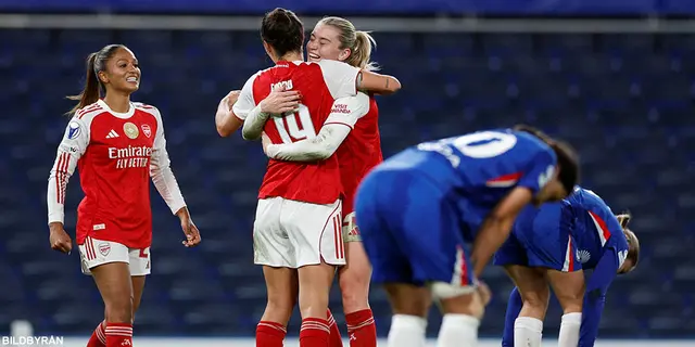 Women:Gunners vidare efter holmgång mot Chelsea