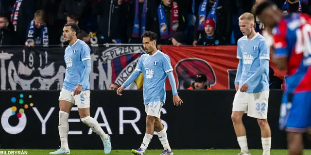 Matchrapport Viktoria Plzen- Malmö FF 3-0