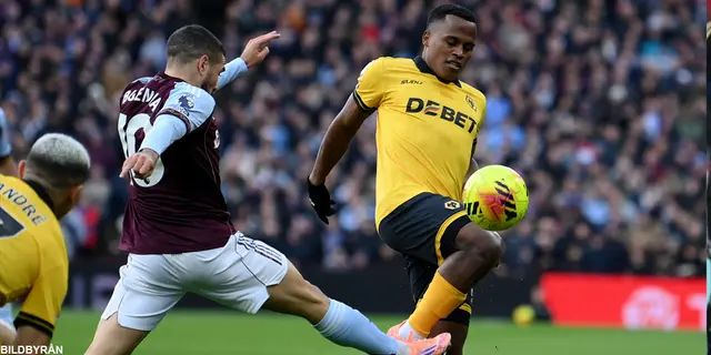 Matchrapport: Aston Villa-Wolves 1-0