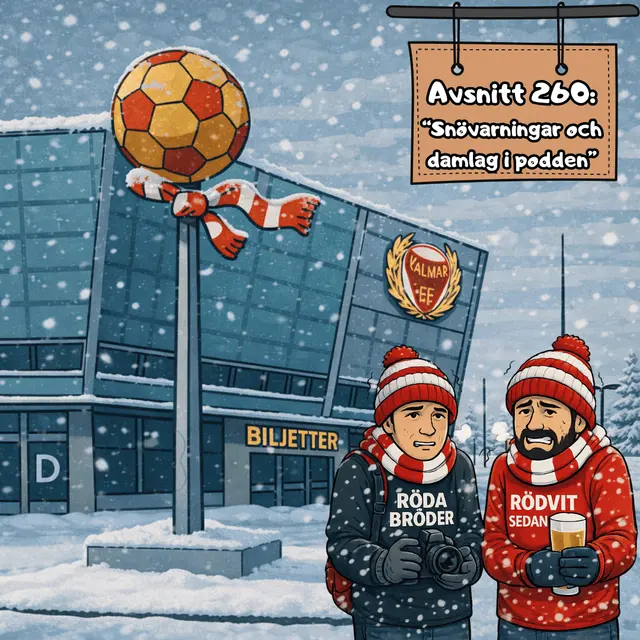 260. Snövarningar och damlag i podden