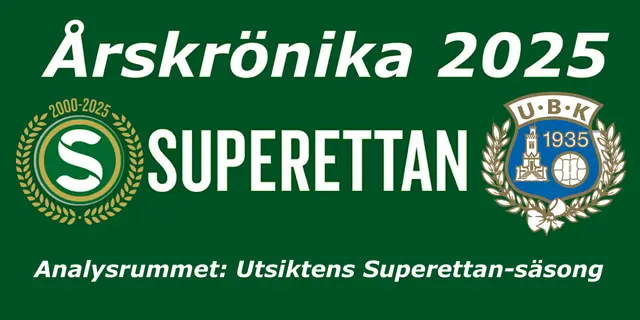 Årskrönika Superettan 2025: Utsiktens BK