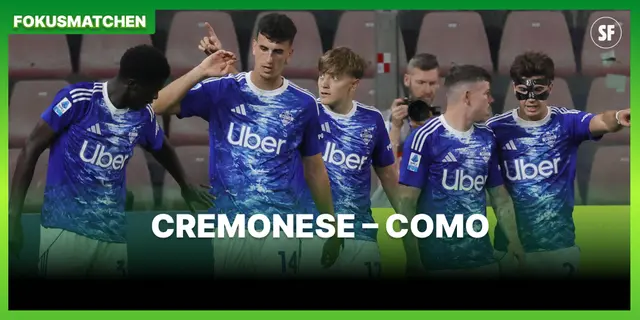 Fokusmatchen: Como klara för spel i Champions League