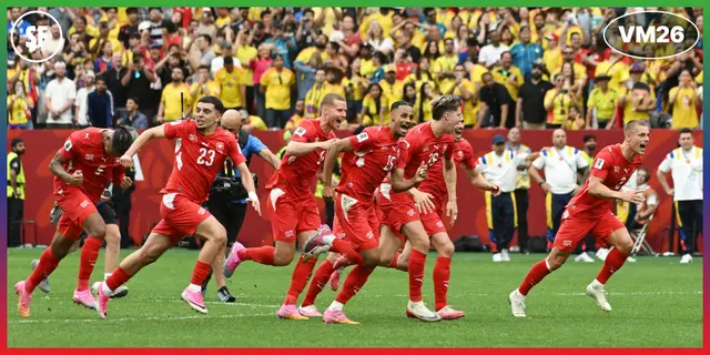 Medan du sov: Schweiz vidare i VM efter straffdrama