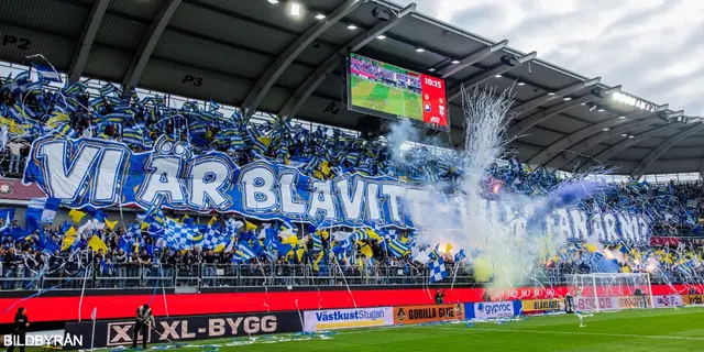 Klubbarnas tifon på Gamla Ullevi - utskjutande pyro försenade matchstart
