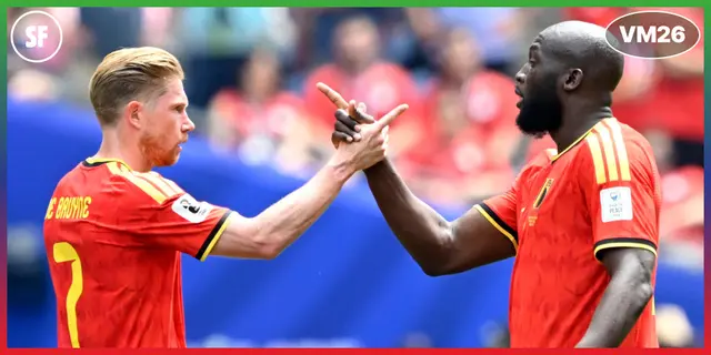 Så startar Belgien och Iran 