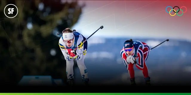 Ebba Andersson glider in - OS-guld