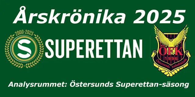 Årskrönika Superettan 2025: Östersunds FK