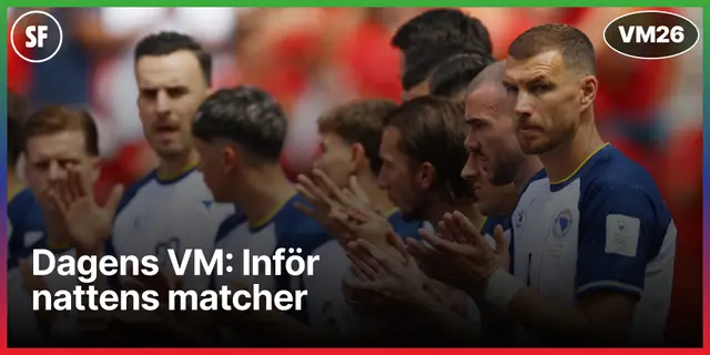 Dagens VM: Inför nattens matcher – 18 juni
