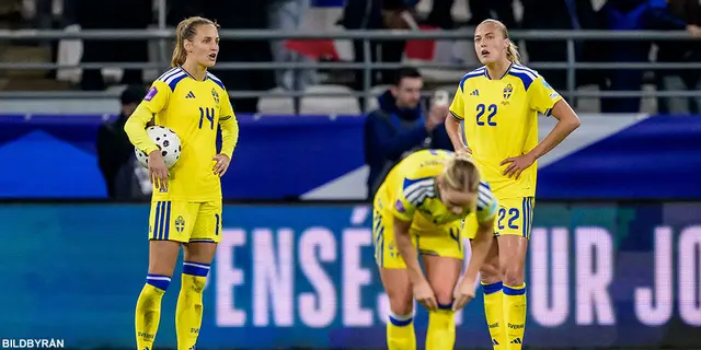”Ett brutalt slut” Sverige föll i slutminuten mot Frankrike