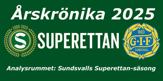 Årskrönika Superettan 2025: GIF Sundsvall
