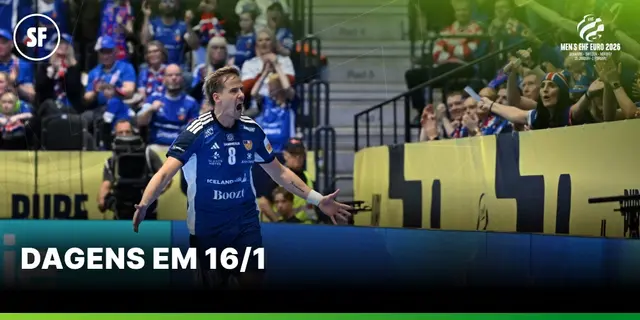 Dagens EM 16/1: Island, Danmark och Slovenien i heta matcher