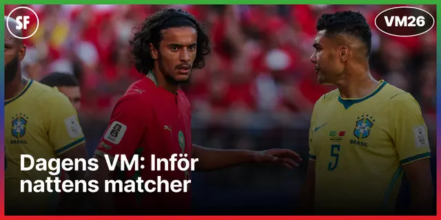 Dagens VM: Inför midsommaraftons matcher