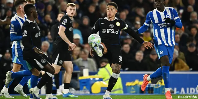 Brighton & Hove Albion 3 – Chelsea 0